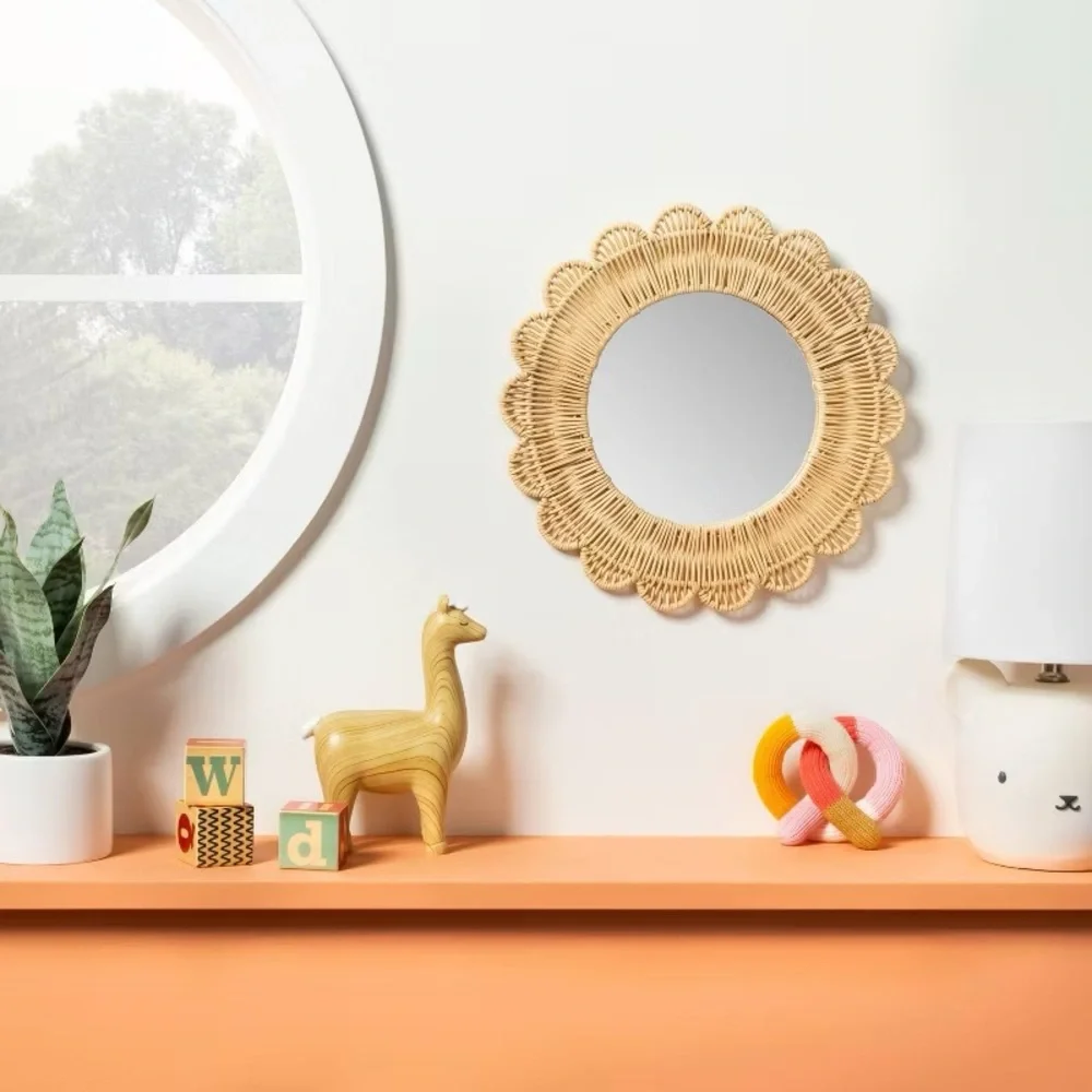 Cloud Island sun wall mirror